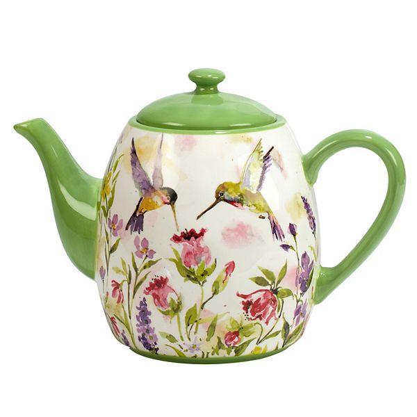 Certified International Hummingbird Teapot Certified International