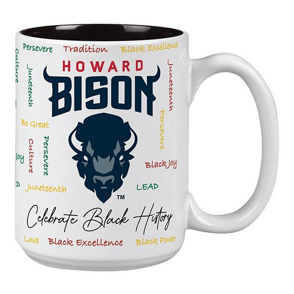 Howard Bison 15oz. Black History Month Mug Indigo Falls