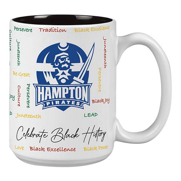 Hampton Pirates 15oz. Black History Month Mug Indigo Falls