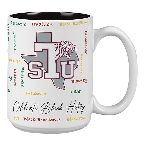 Texas Southern Tigers 15oz. Black History Month Mug Indigo Falls