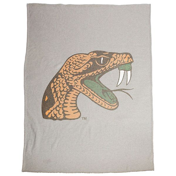 "Florida A&M Rattlers 54"" x 84"" Sweatshirt Blanket" Logo Brand