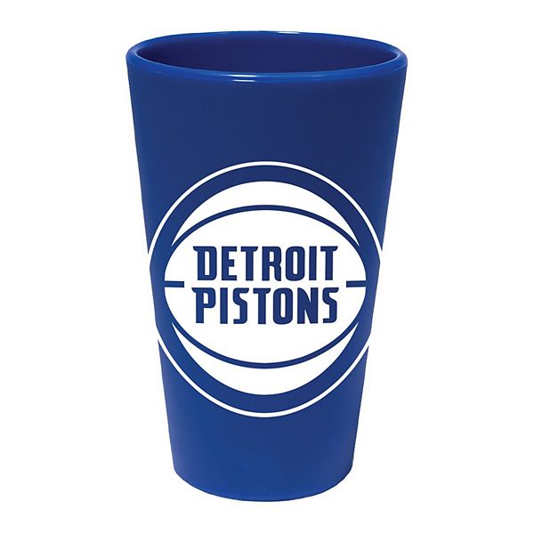 WinCraft Detroit Pistons 16oz. Team Color Silicone Pint Glass Wincraft