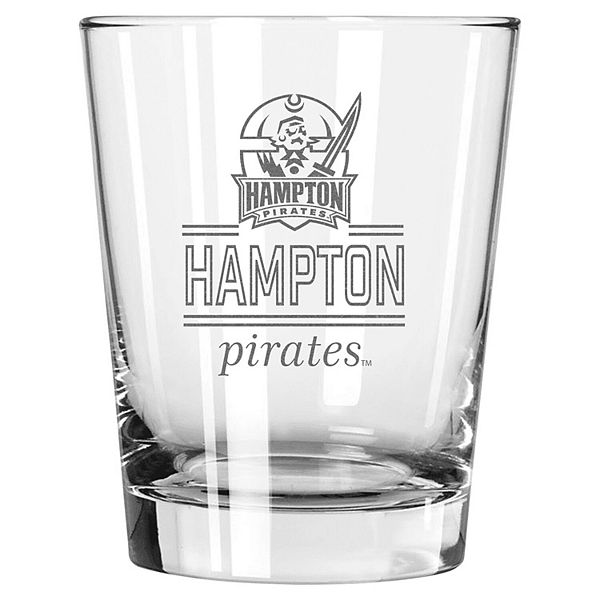 The Memory Company Hampton Pirates 15oz. Double Old Fashioned Glass The Memory Company