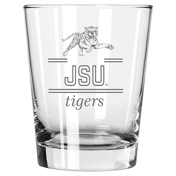 The Memory Company Jackson State Tigers 15oz. Double Old Fashioned Glass The Memory Company