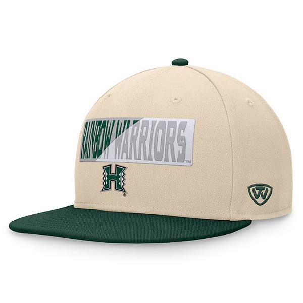 Мужская кепка Snapback цвета хаки с символикой Hawaii Rainbow Warriors Top of the World