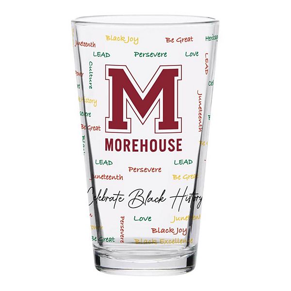 Morehouse Maroon Tigers 16oz. Pint Glass Indigo Falls