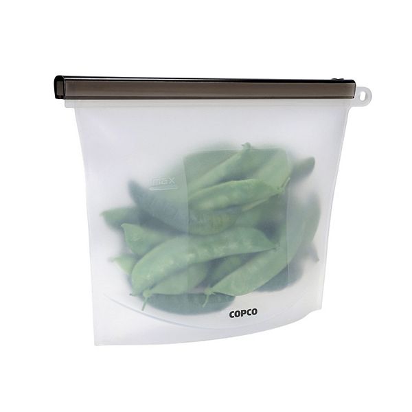 Copco Silicone Food Grade Reusable Storage Bag, Eco-friendly, Air-tight, Leakproof, Dishwasher-safe Copco