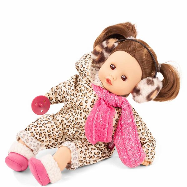 Gotz Muffin Cats Winter Outift 13" Soft Body Baby Doll with Scarf & Ear Muffs Gotz