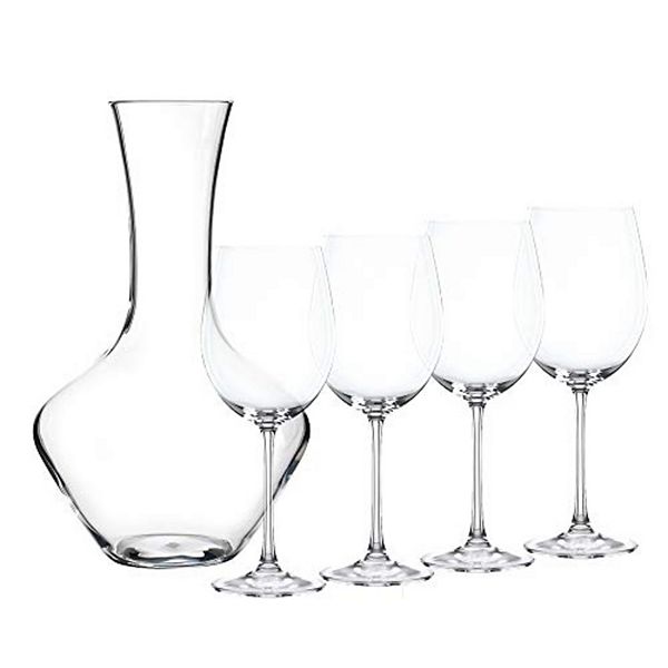 Nachtmann Vivendi Decanter And Wine Glasses 5 Piece Set Nachtmann