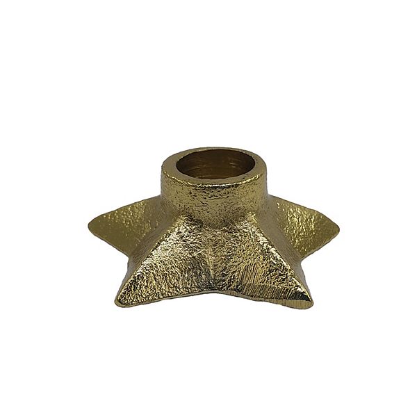 Mini Metal Star Pillar Candle Holder Unbranded