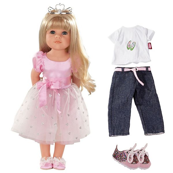 Gotz Hannah Princess 19.5" Poseable Baby Doll and Outfit Gotz