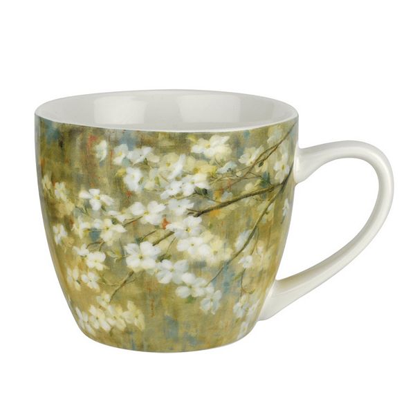 Pimpernel Dogwood In Spring Mug, 16 Oz Pimpernel