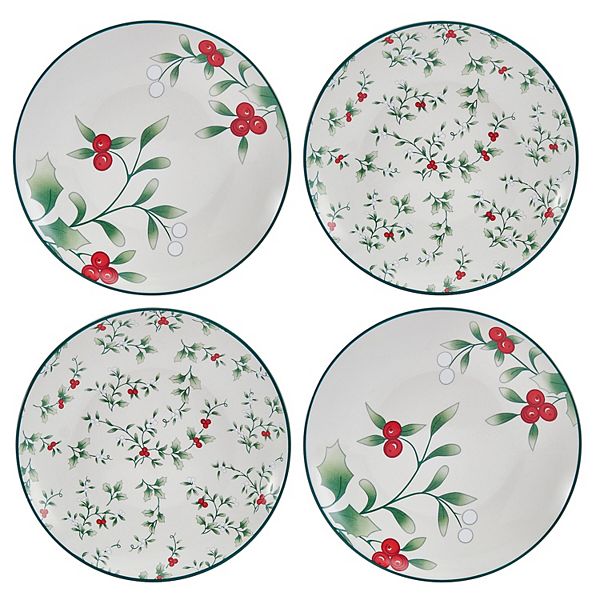 Pfaltzgraff Winterberry 6 Inch Appetizer Plates Set of 4 Pfaltzgraff