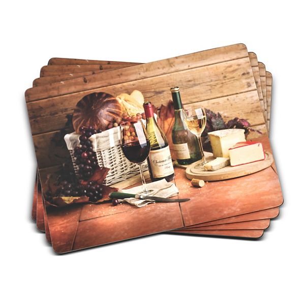 Pimpernel Artisanal Wine Placemats, Set Of 4 Pimpernel