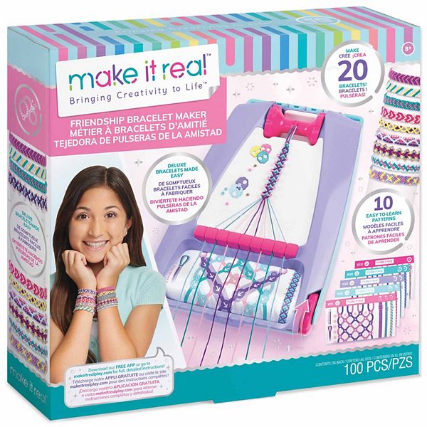 Make It Real Friendship Bracelet Maker DIY All-In-One Kit Make It Real