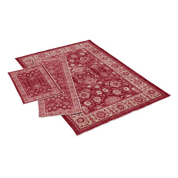 Brylanehome 3 Piece Paris Washable Rug Set BrylaneHome