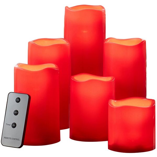 Brylanehome Remote-controlled Led Candles, Set Of 6 BrylaneHome