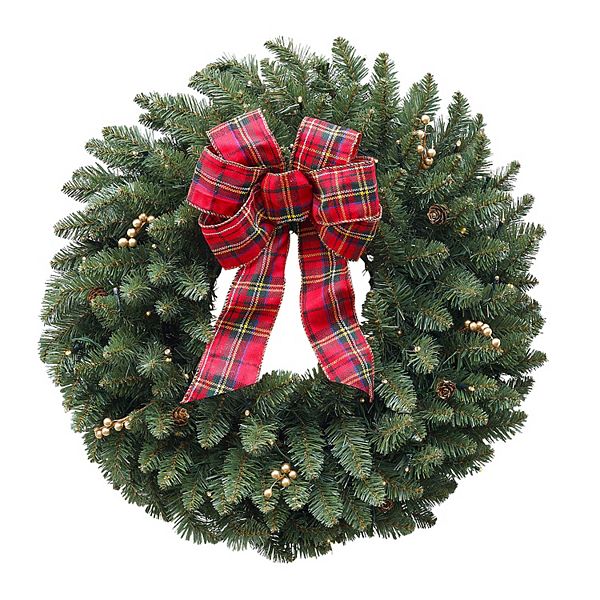 Brylanehome Large Pre-lit Double-sided Wreath BrylaneHome