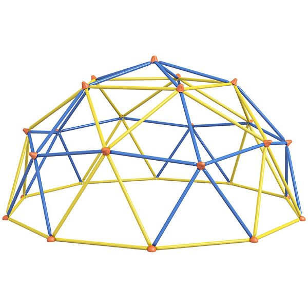 10ft Climbing Dome Supports 594lbs For 1-6 Kids, Multi-color Outsunny