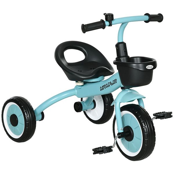 Qaba Tricycle For Kids Age 2-5, Toddler Bike For Children, Blue Qaba