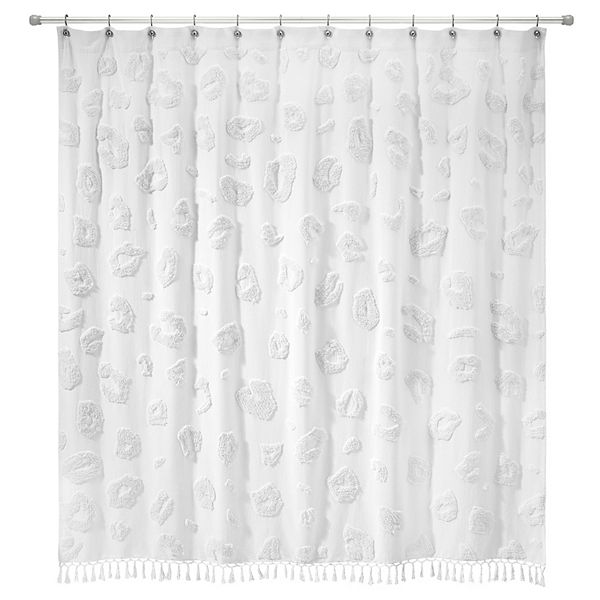 Nicole Miller Textured Leopard Shower Curtain Nicole Miller New York