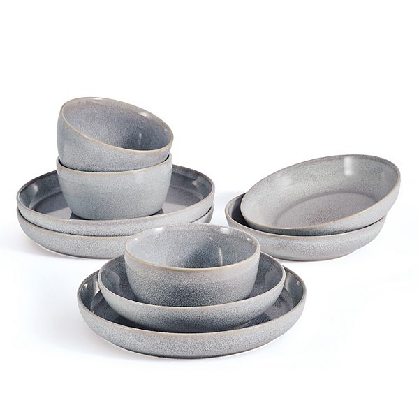 Mikasa Huxley Grey 9-Piece Dinnerware Set MIKASA