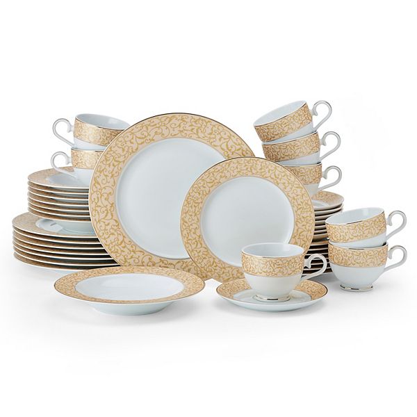 Mikasa Parchment Gold 40-Piece Dinnerware Set MIKASA