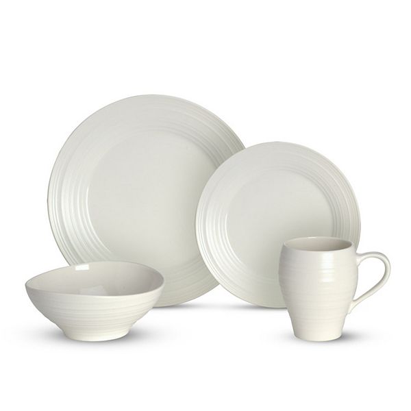 Mikasa Swirl 4-Piece Dinnerware Set MIKASA