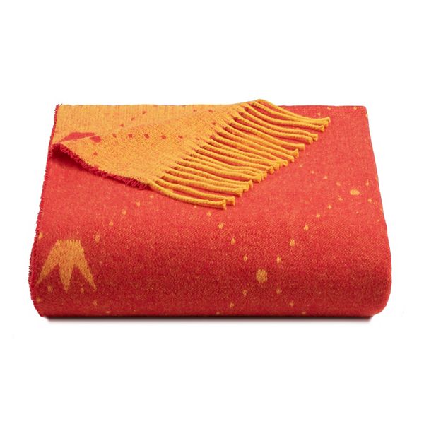 Discover Europe - Made in Italy La Limonaia Tessuti Jacquard Crown Throw Discover Europe