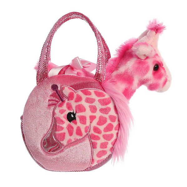 Aurora Small Multicolor Fancy Pals 7" Jungle Bundles Giraffe Fashionable Stuffed Animal Aurora