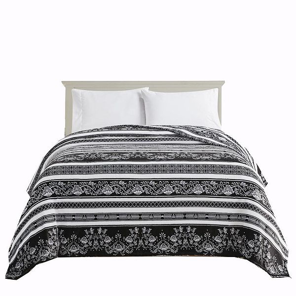 Odelia Printed Luxurious Ultra Soft Lightweight Bed Blanket Plazatex