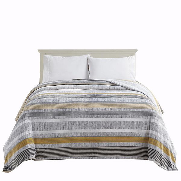 Brea Printed Luxurious Ultra Soft Lightweight Bed Blanket Plazatex