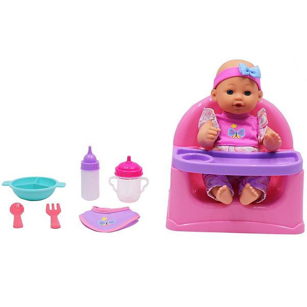 Gi-Go Toys Dream Collection: Feeding Fun 12" Baby Doll Playset Gi-Go Toys