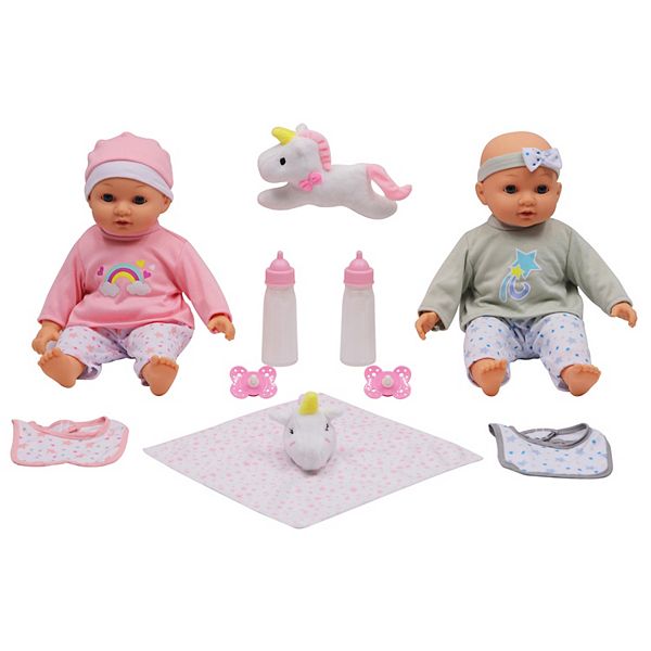 Gi-Go Toys Dream Collection: 14" Twins Baby Doll Playset Gi-Go Toys