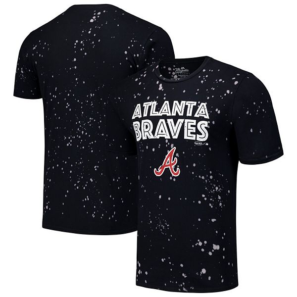 Мужская Футболка Majestic Threads Atlanta Braves Splatter Majestic Threads