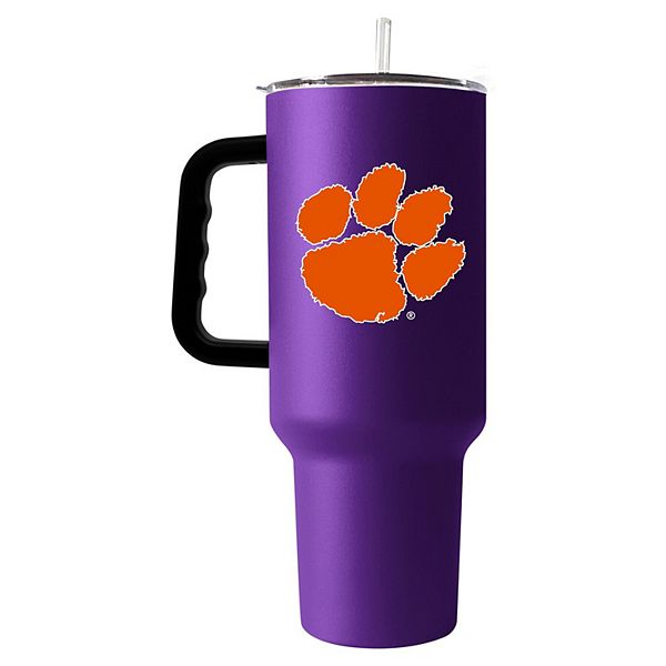 Clemson Tigers 40oz. Travel Tumbler with Handle Logo Brand