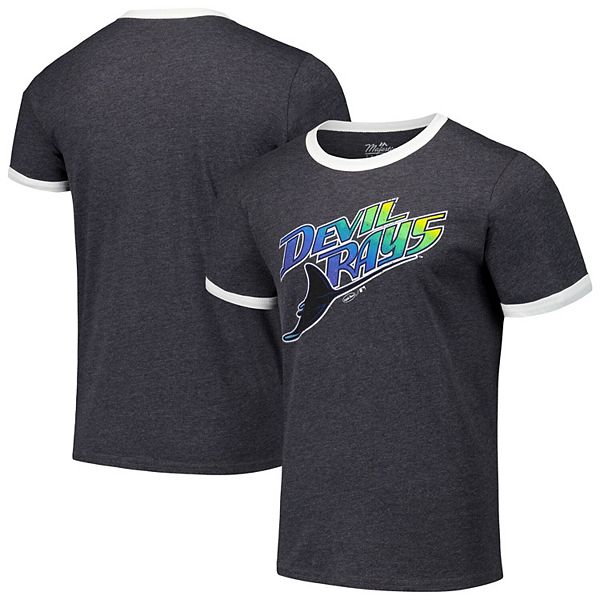 Мужская Футболка Majestic Threads Ringer Tri-Blend Tampa Bay Rays Majestic Threads