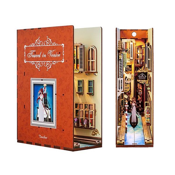 Diy 3d Book Nook Kit Travel In Venice 127pcs Handscraft