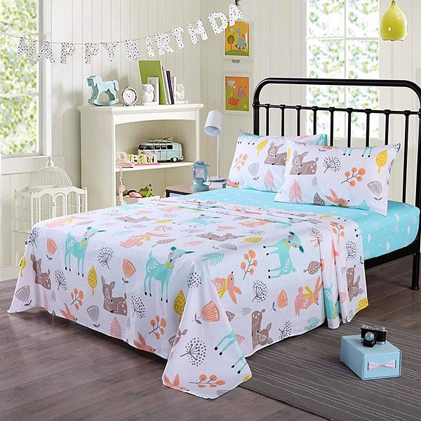 Marcielo 100% Kids Cotton Bed Sheet Set MarCielo