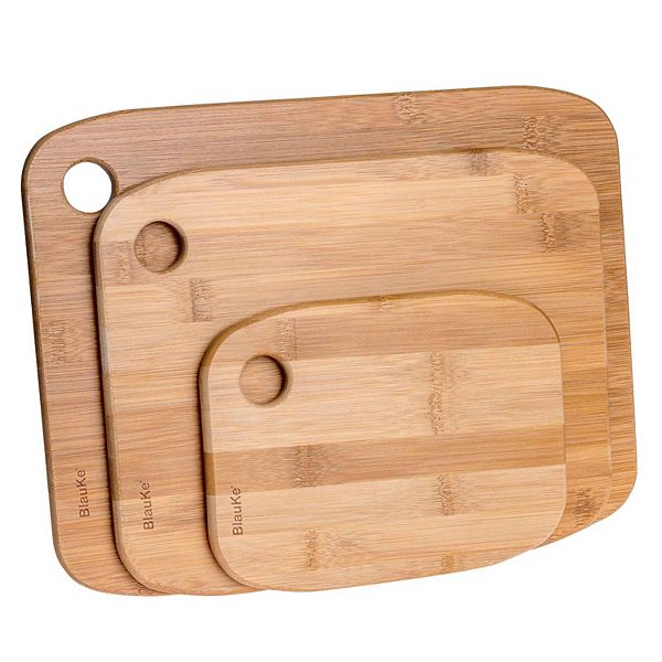 Wooden Cutting Boards for Kitchen - Wooden Chopping Board Set of 3 Blauke