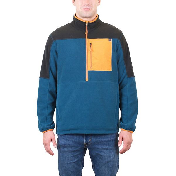 Мужской Свитер Mountain And Isles 1/2-Zip Colorblock Полярный Флис Mountain And Isles