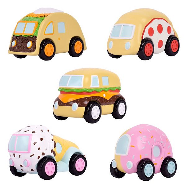 Maxx Action 5-Pack Micro Food Truck Vehicle Set Maxx Action