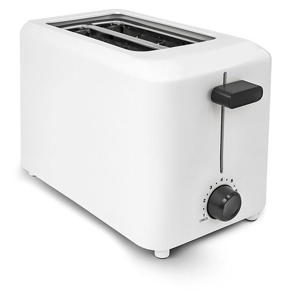 Elite Cuisine 2 Slice Cool Touch Toaster with 7 Toast Settings Elite