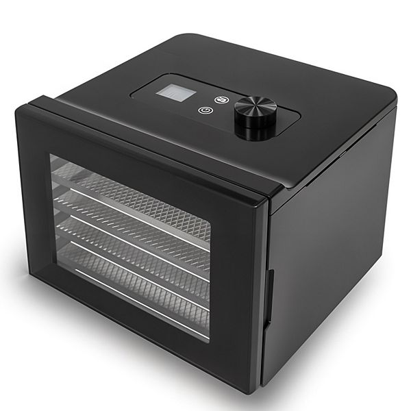 Elite Cuisine Digital Food Dehydrator with 4 Stainless Steel Trays Elite