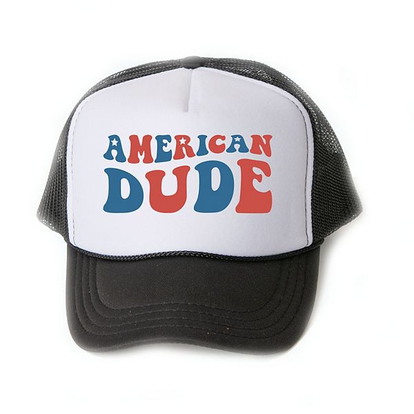 Пенопластовая кепка для подростков American Dude, универсальный размер, полиэстер The Juniper Shop