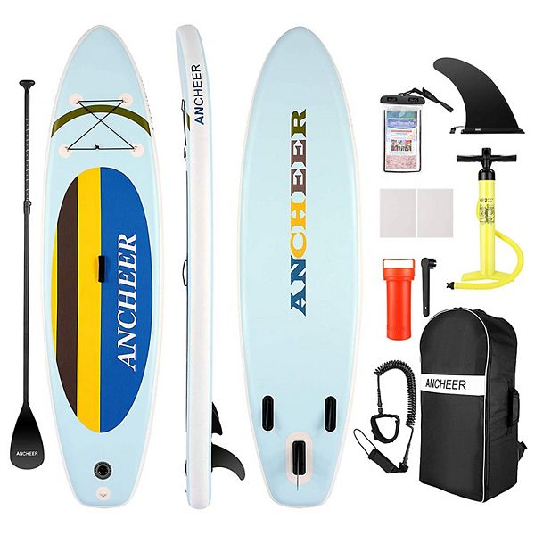 Ancheer Inflatable Stand Up Paddle Board W/ Accessories And Bag Ancheer