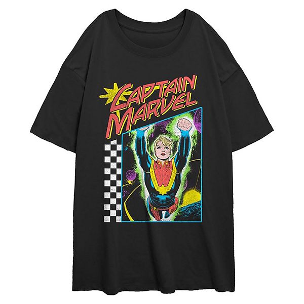 Женская Футболка Marvel Captain Marvel Neon Pop Marvel