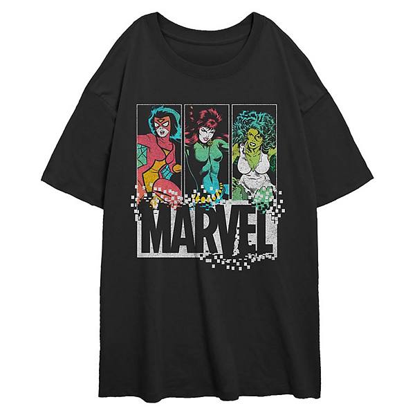 Женская Футболка Marvel Oversized Graphic Tee Marvel