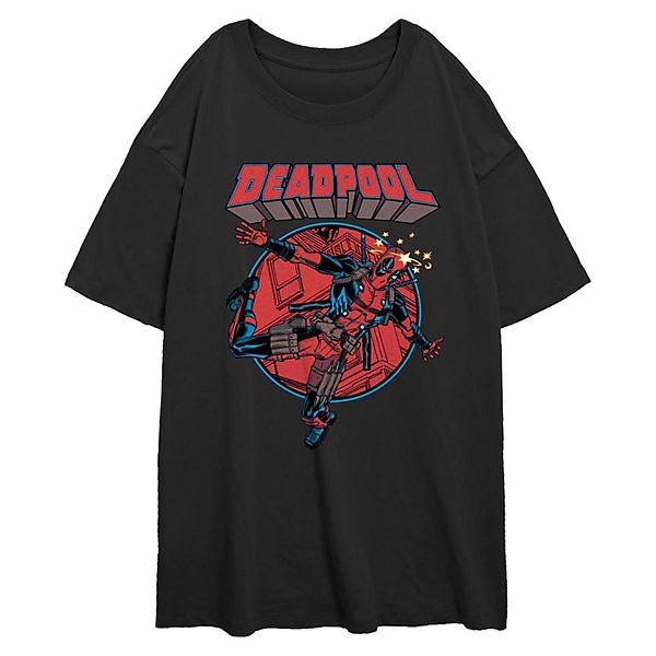 Женская Футболка Marvel Deadpool Falling Oversized Marvel