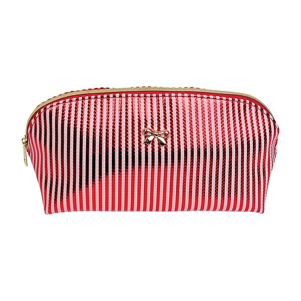 Косметичка Red and Pink Stripe Unbranded